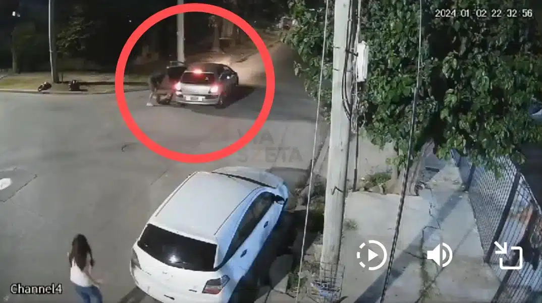 Ladrones roban vehículo y arrojan a una menor de edad tras huir de la escena