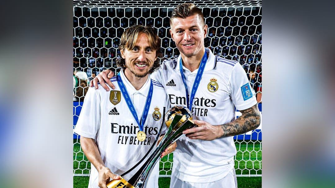 Luka Módric y Toni Kroos