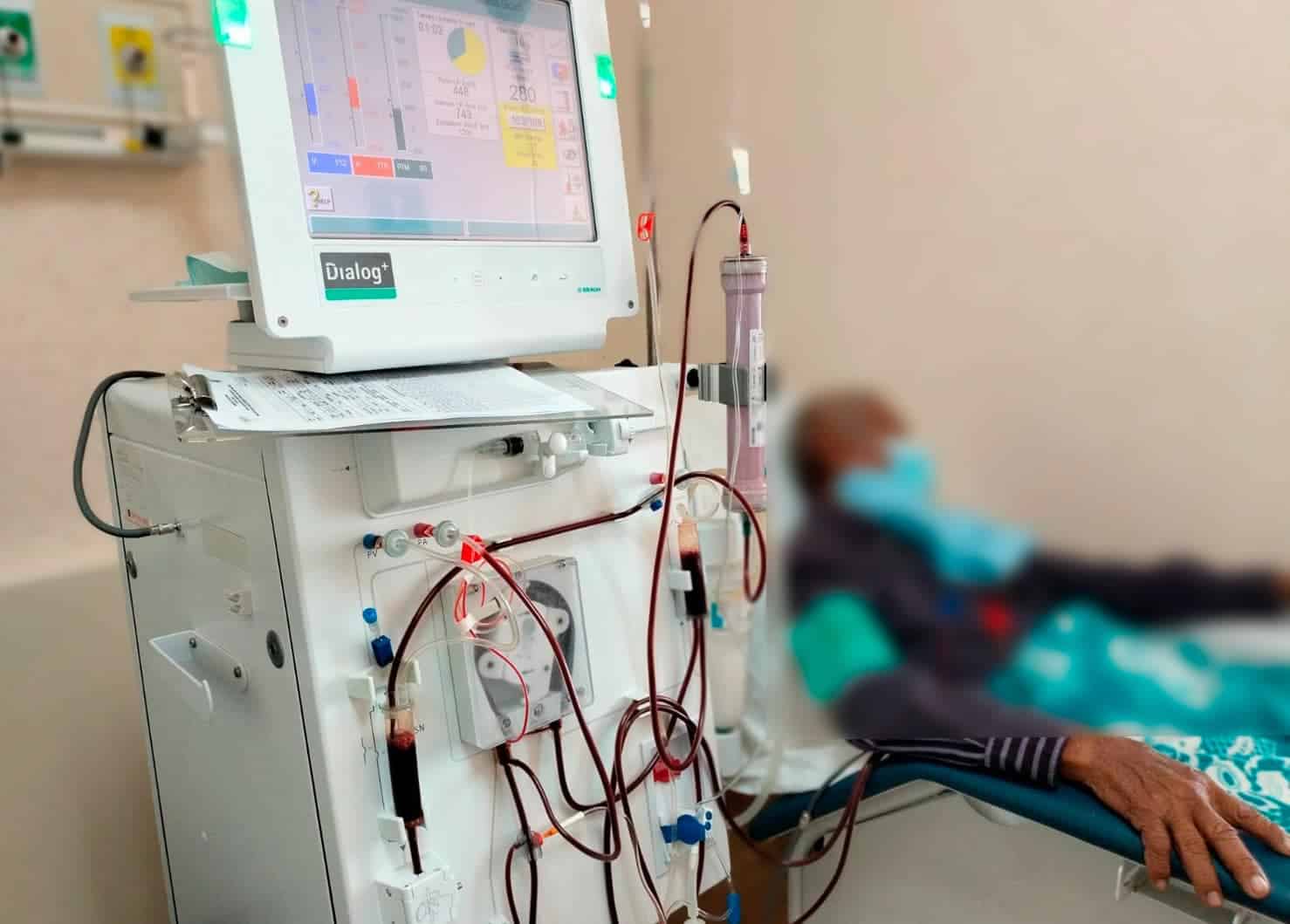 Máquina de diálisis en Chiapas