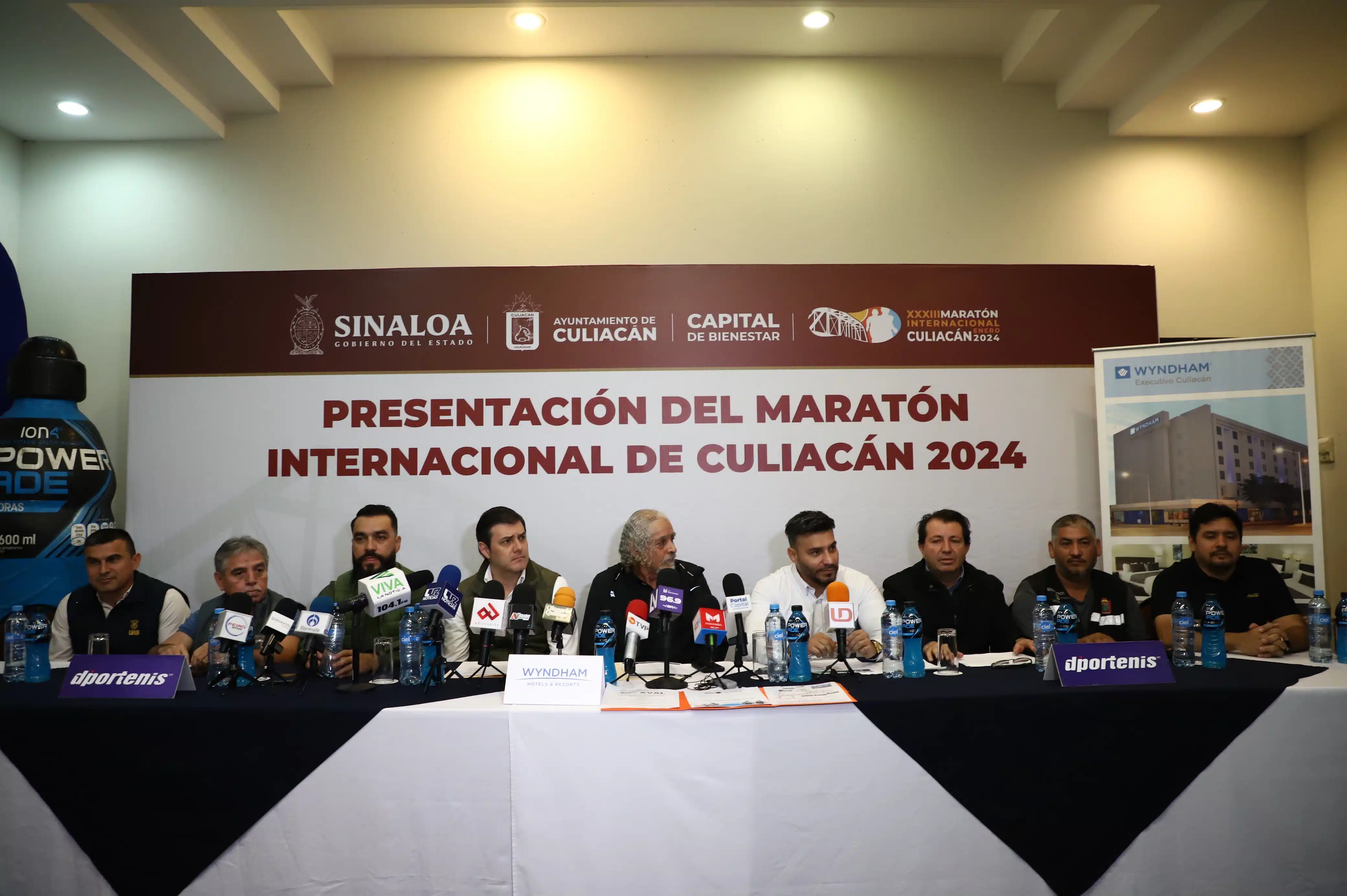 Conferencia de prensa del Maratón Internacional de Culiacán 2024