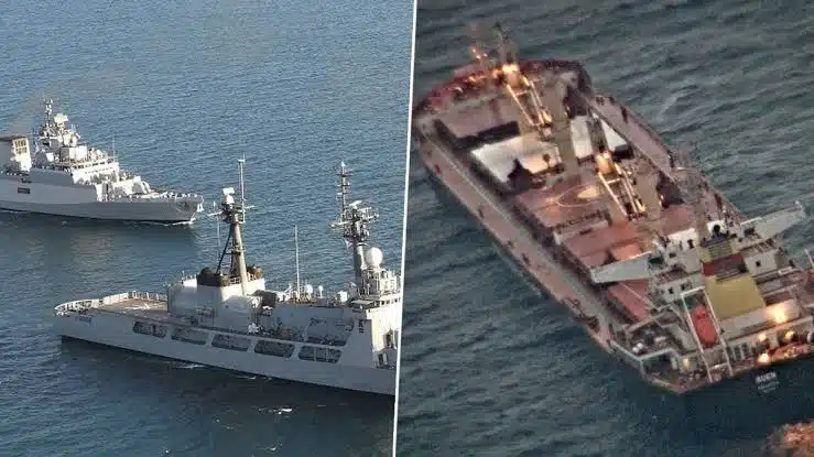 Marina india atiende llamada de auxilio en mar Arábigo para impedir secuestro