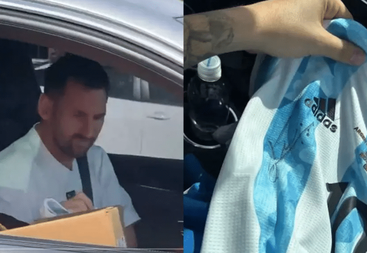Conmueve gesto de Messi en un semáfoto