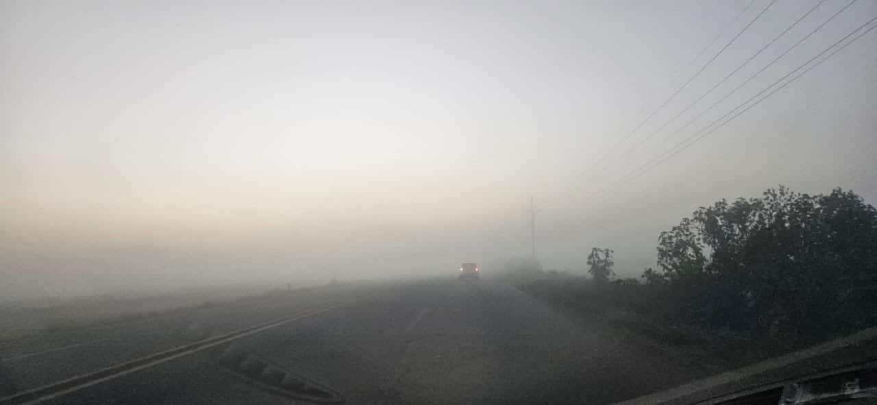 Bancos de niebla en Ahome