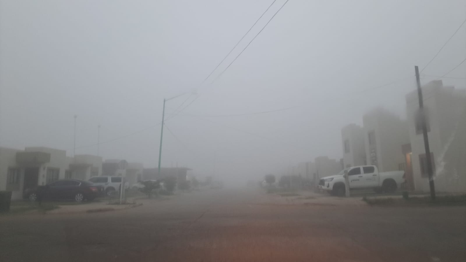 Niebla en la ciudad de Guasave
