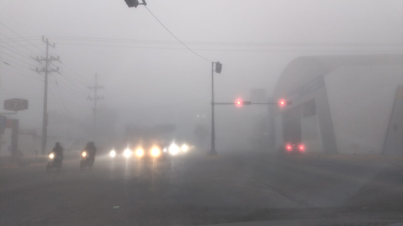 Niebla en la ciudad de Guasave
