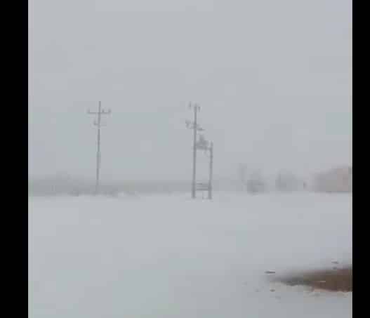 Nieve en Chihuahua