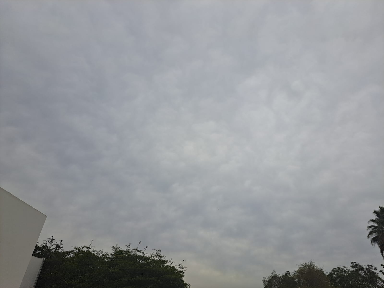 Nubes en el cielo de Los Mochis