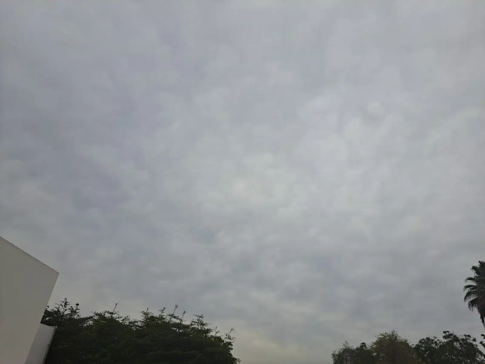 Nubes en el cielo de Los Mochis