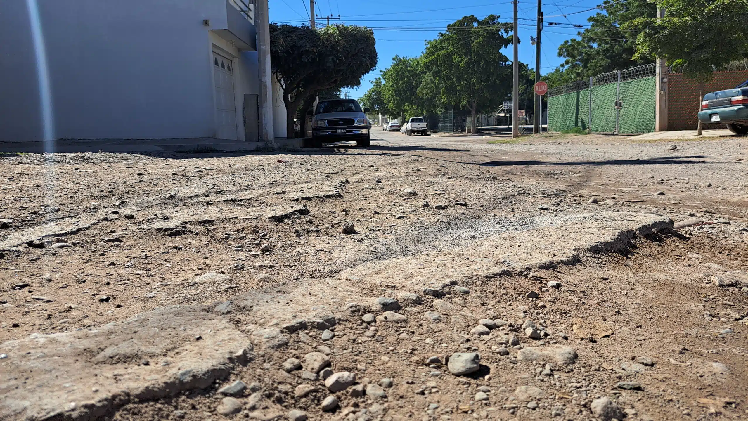 Calles de Salvador Alvarado en remodelación.