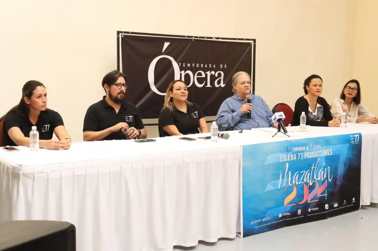 Presentan cartelera de la temporada de Ópera Mazatlán 2024