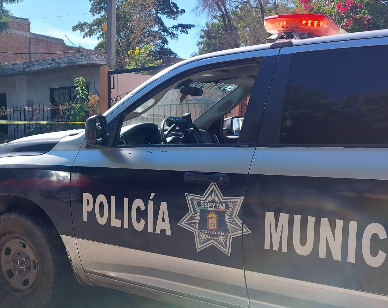 Patrulla de la Policía Municipal de Culiacán