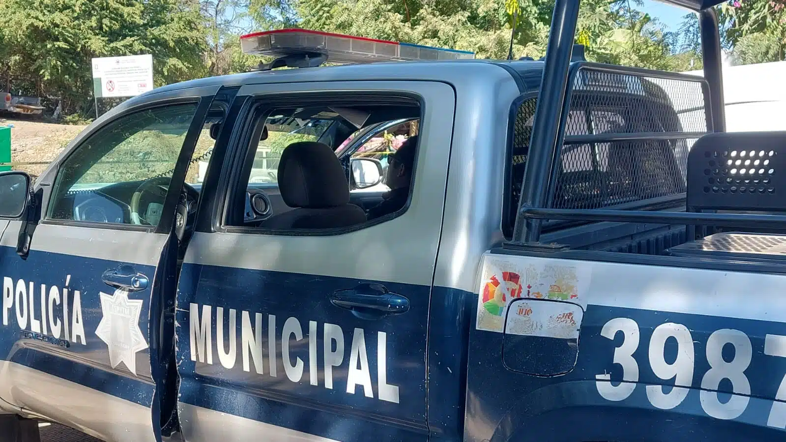 Patrulla de la Policía Municipal de Culiacán