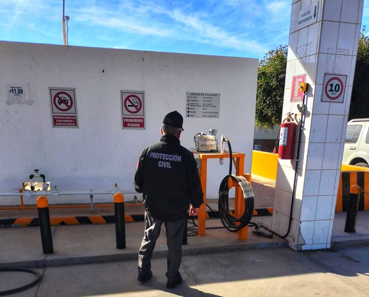 Protección Civil realizó una supervisión a las plantas distribuidoras de amoniaco y de gas LP.