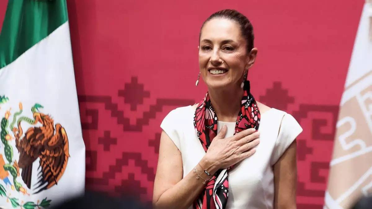 Que sea un buen año para todos y las familias tengan lo mejor este 2024 dice Claudia Sheinbaum