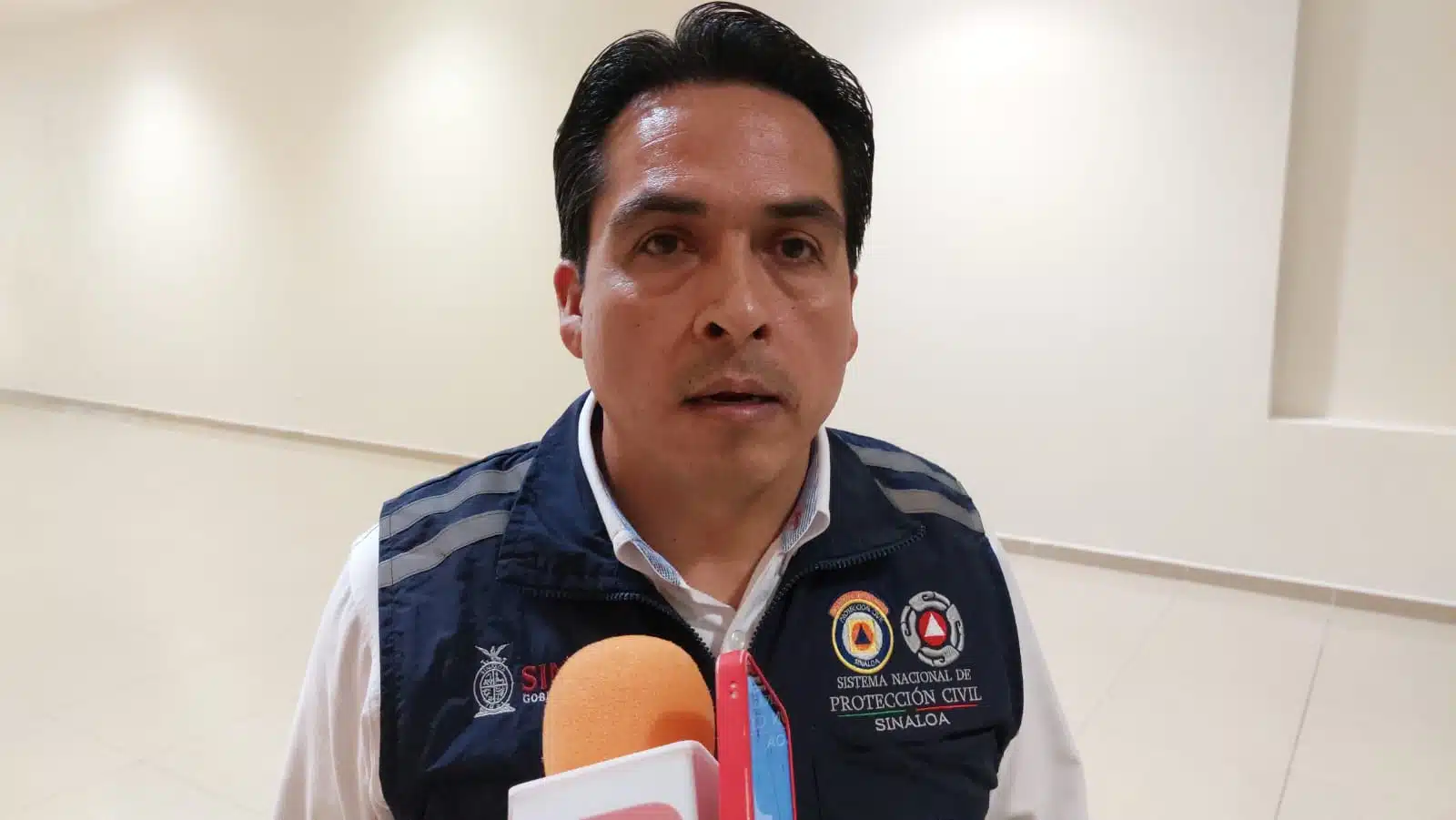 Roy Navarrete, director de Protección Civil en Sinaloa