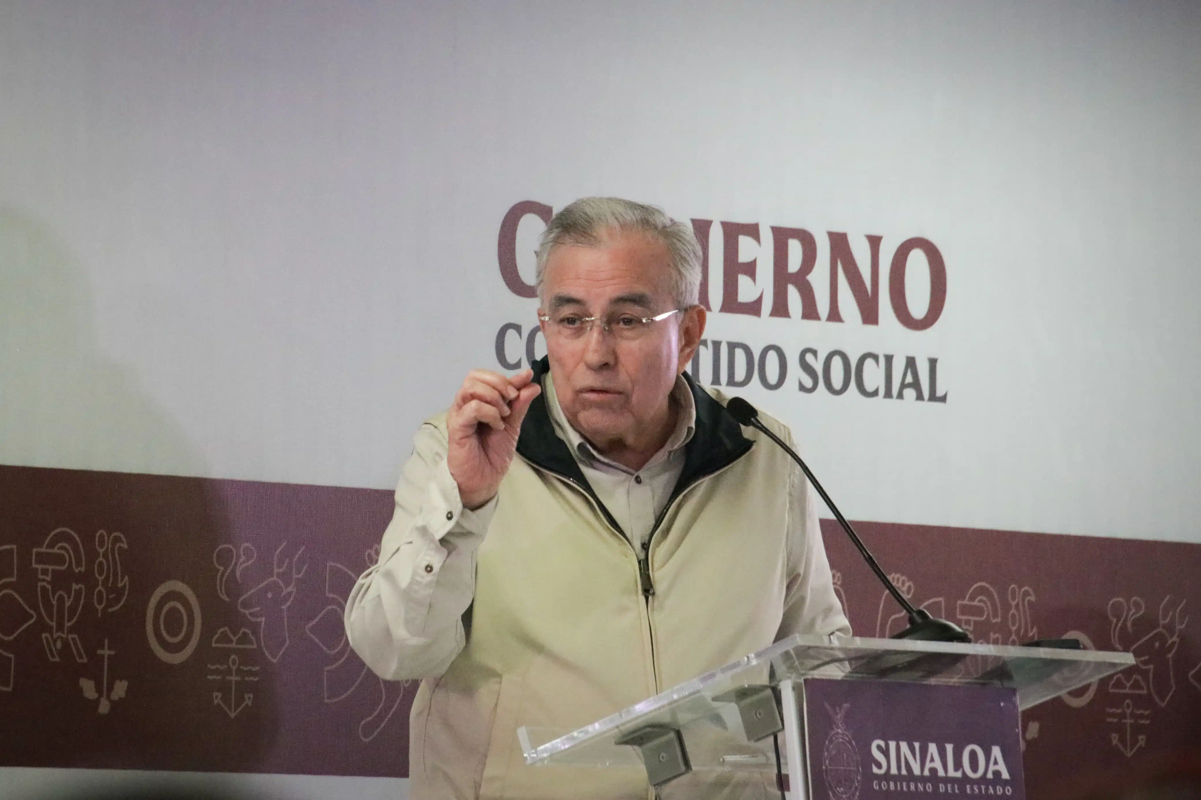 Rubén Rocha Moya Gobernador de Sinaloa.
