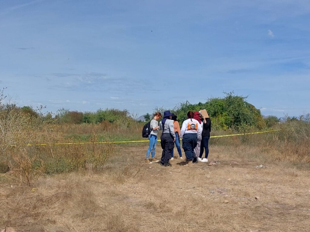 Área delimitada donde se encuentran integrantes de Sabuesos Guerreras