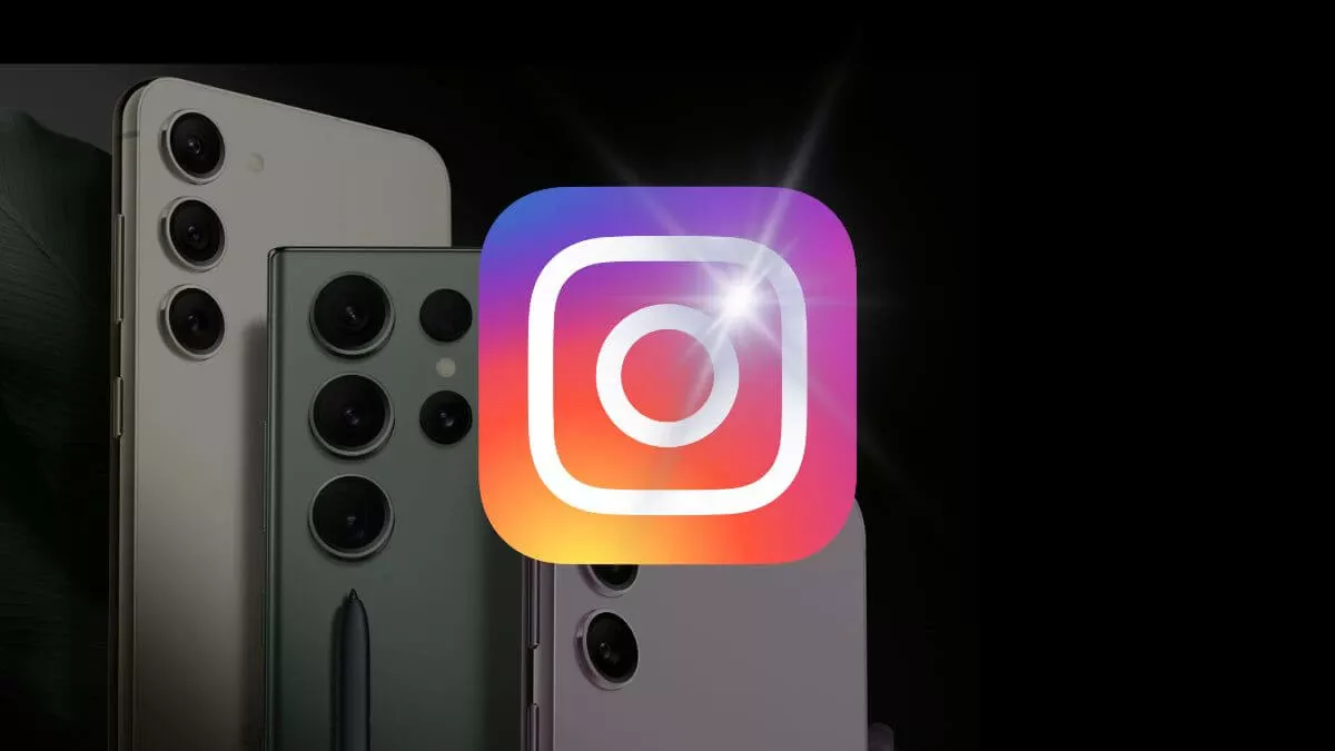 Ceulares y la aplicación de Instagram
