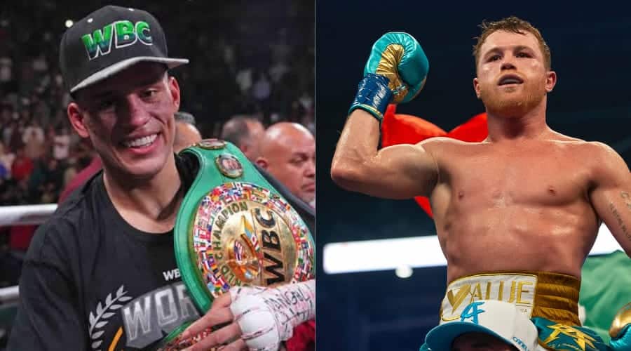 David Benavidez y Saúl “Canelo” Álvarez