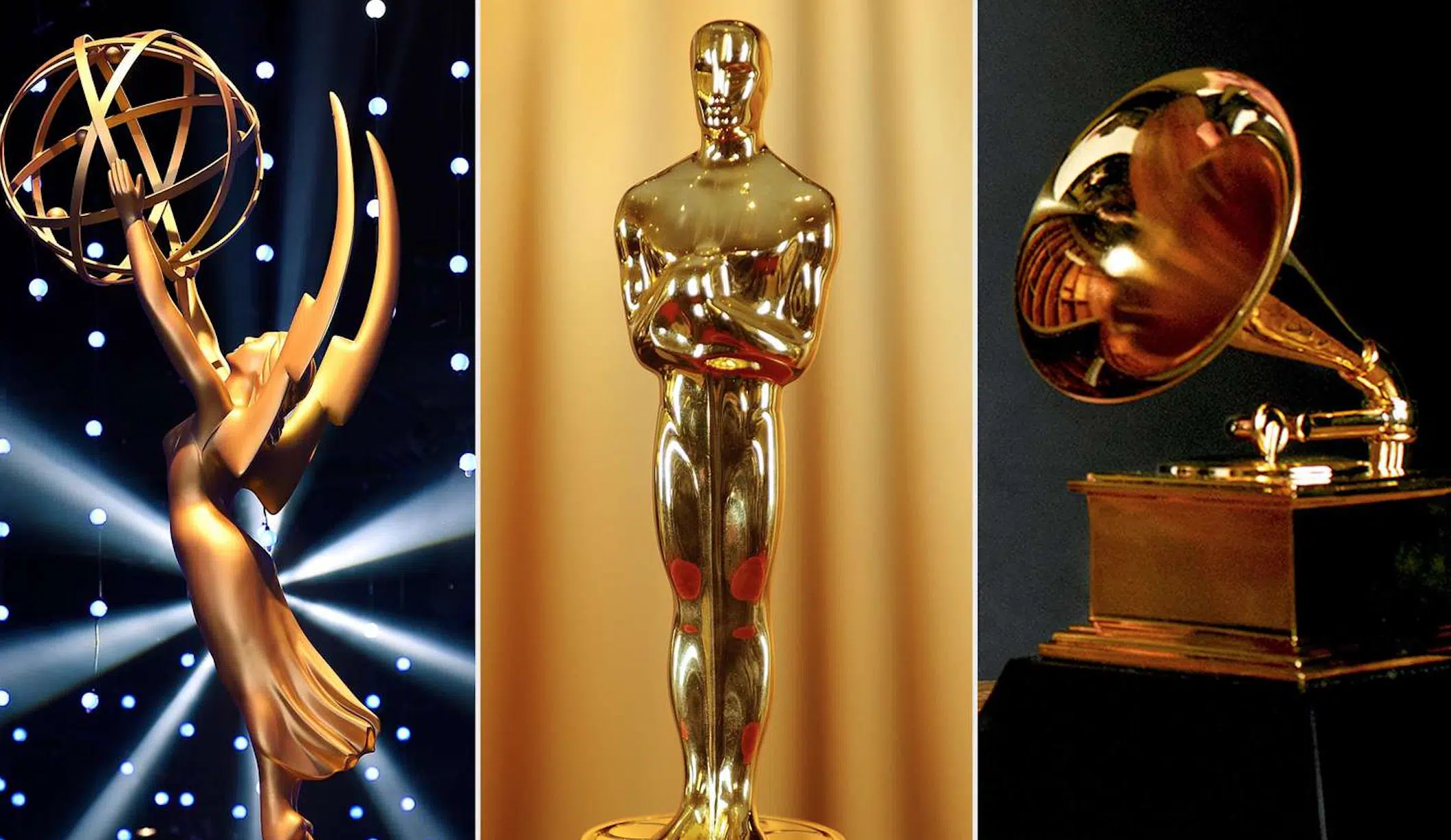 Estatuilla Emmy, Oscar y Grammy
