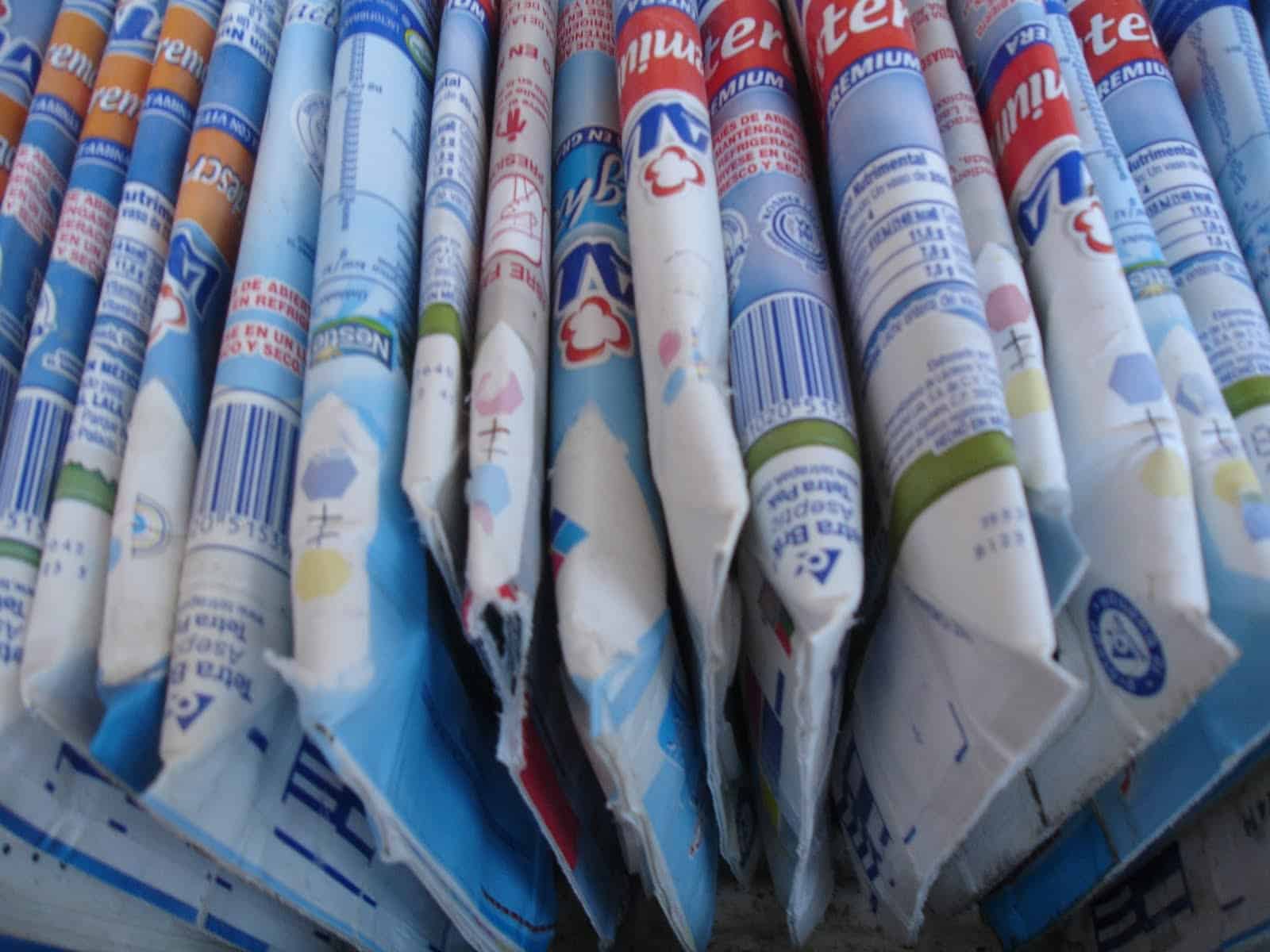 Los envases de Tetrapak son reciclables gracias a que están conformados principalmente de cartón,