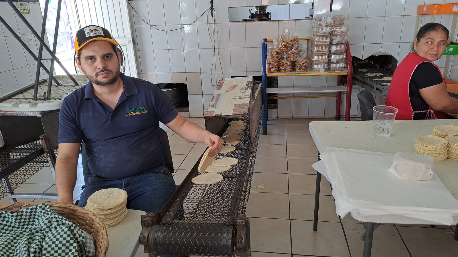 Trabajadores de tortillería