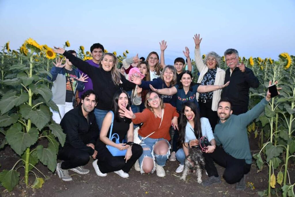 Turistas en girasoles de Mocorito3