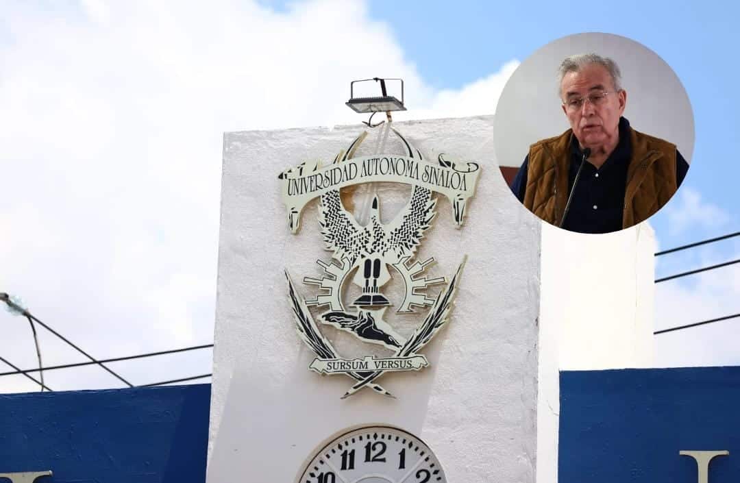 Imagen de UAS y de Rubén Rocha Moya