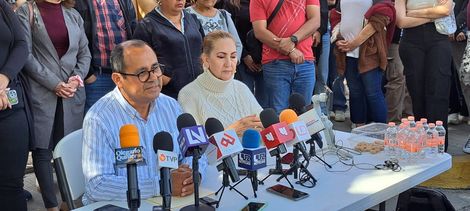 Mesa de plantón en la UAdeO de Culiacán