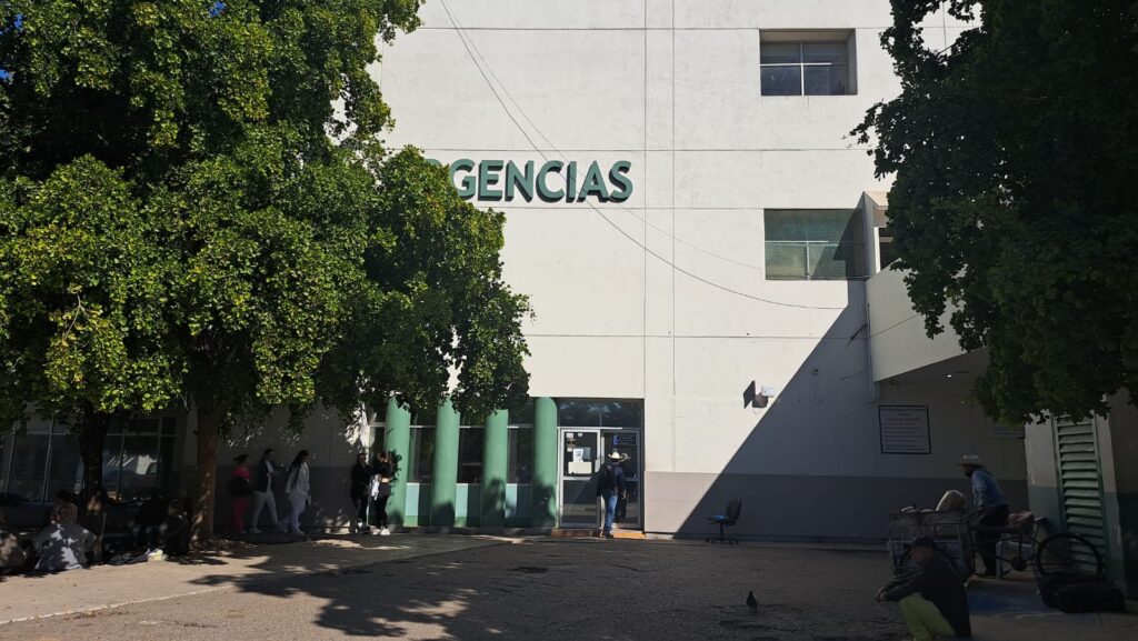 Urgencias del Hospital General de Los Mochis.