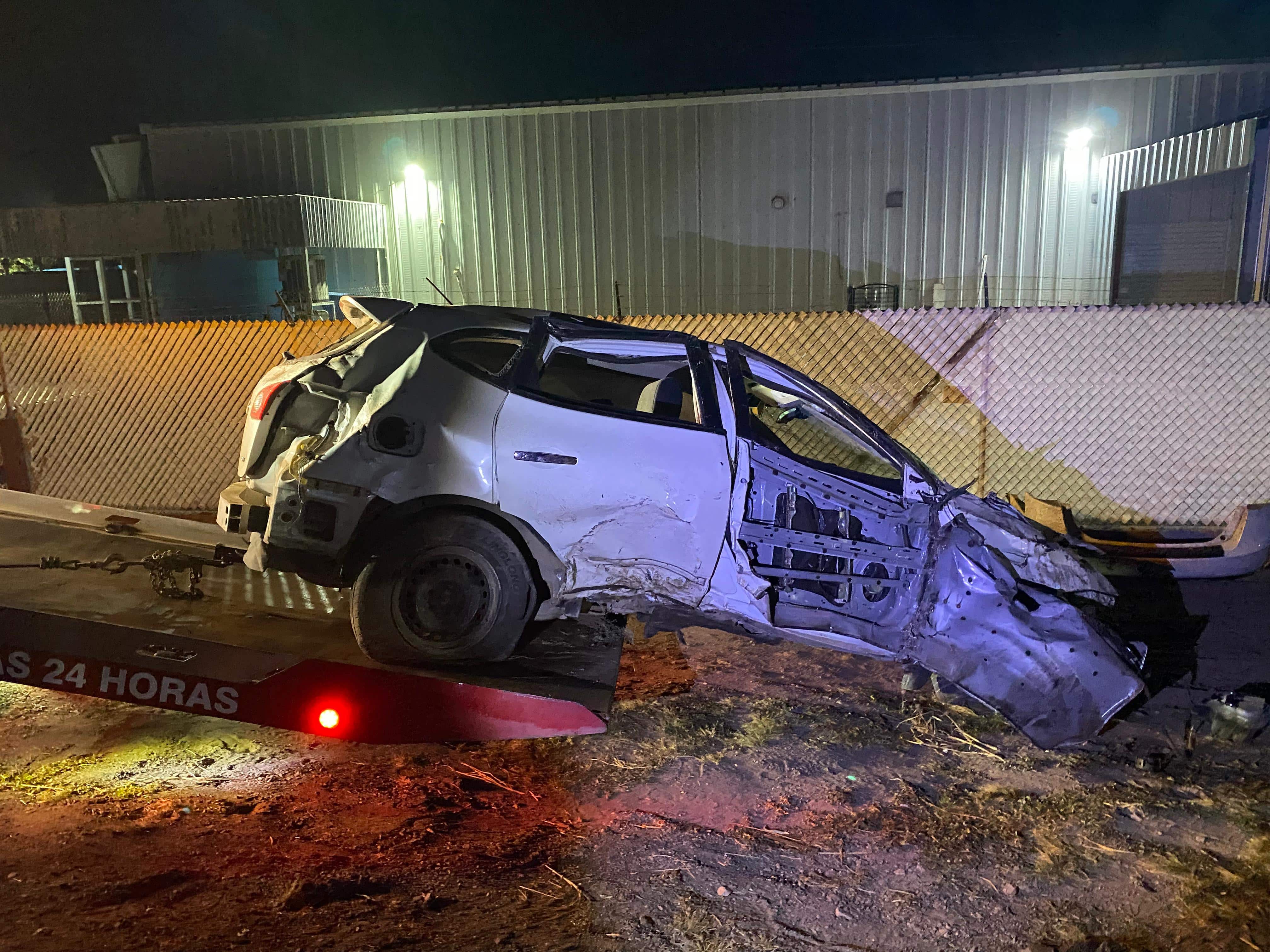 El accidente ocurrió sobre la carretera Los Mochis-Ahome en las inmediaciones del ejido 18 de Marzo.