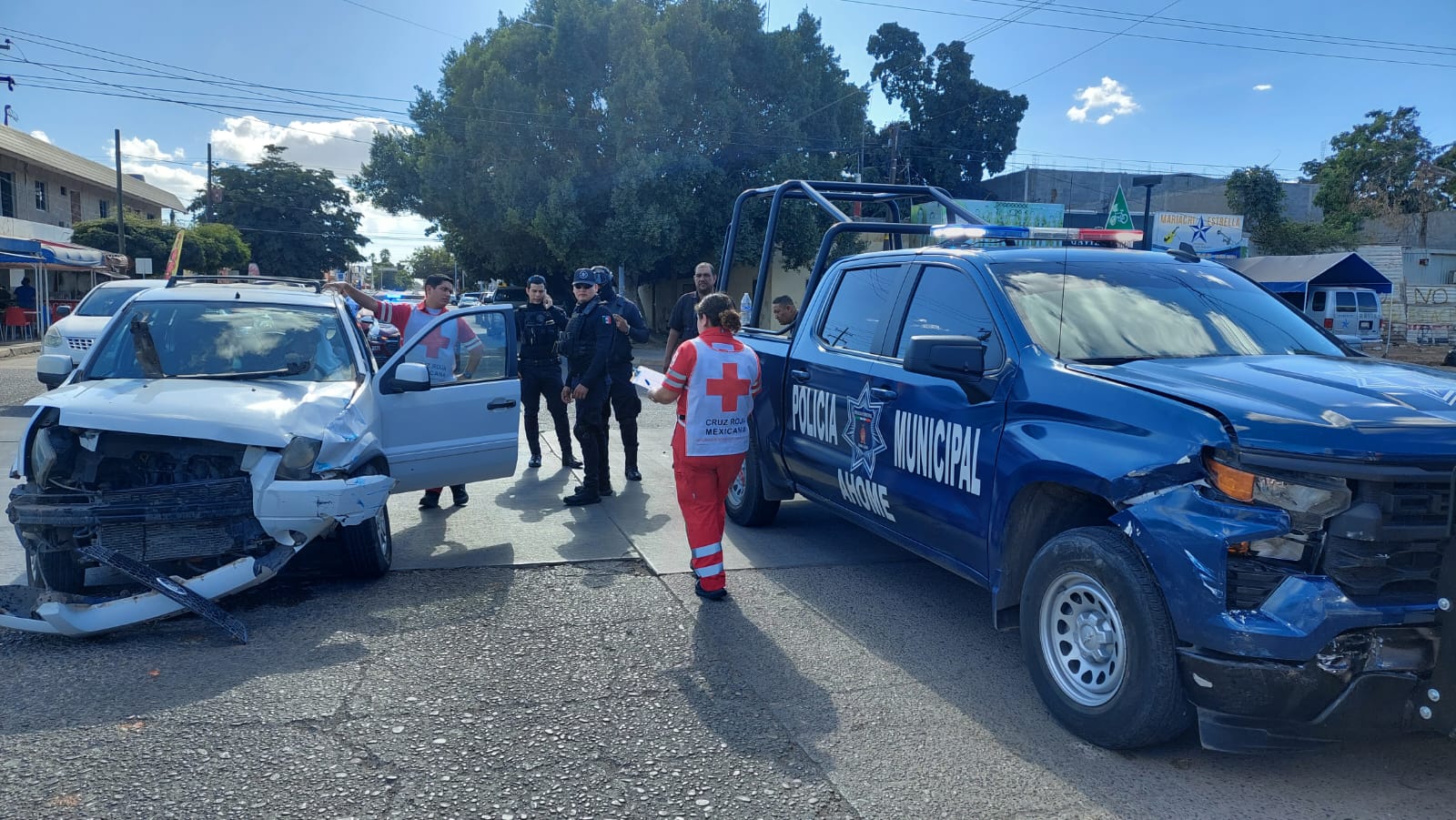 Elementos de seguridad en accidente