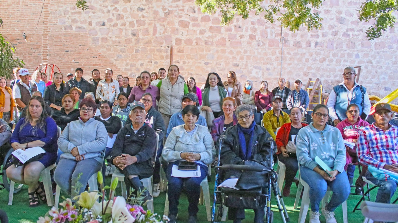 Personas recibiendo apoyos en El Fuerte