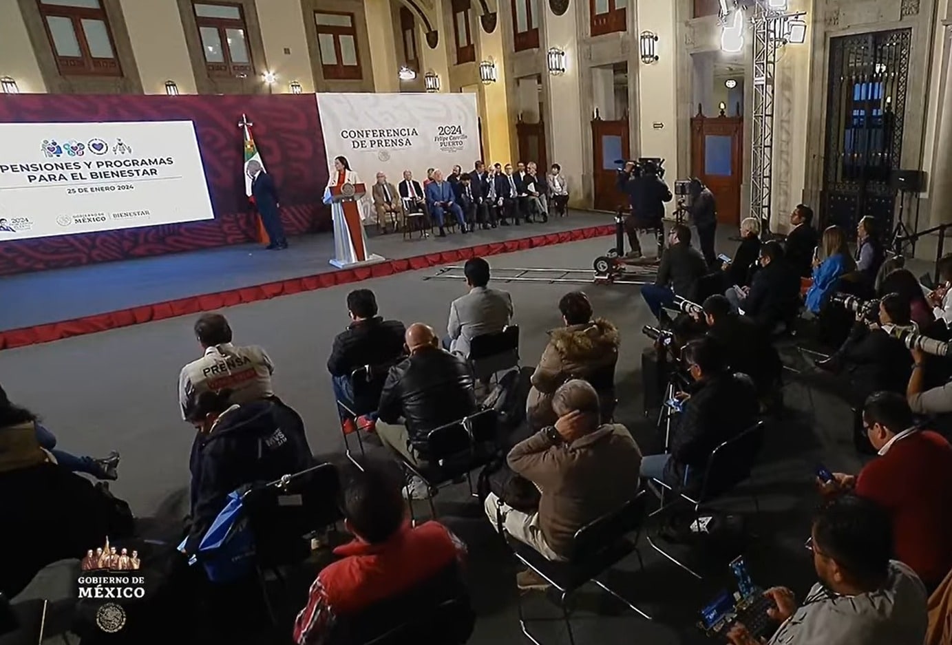 Conferencia mañanera pensiones