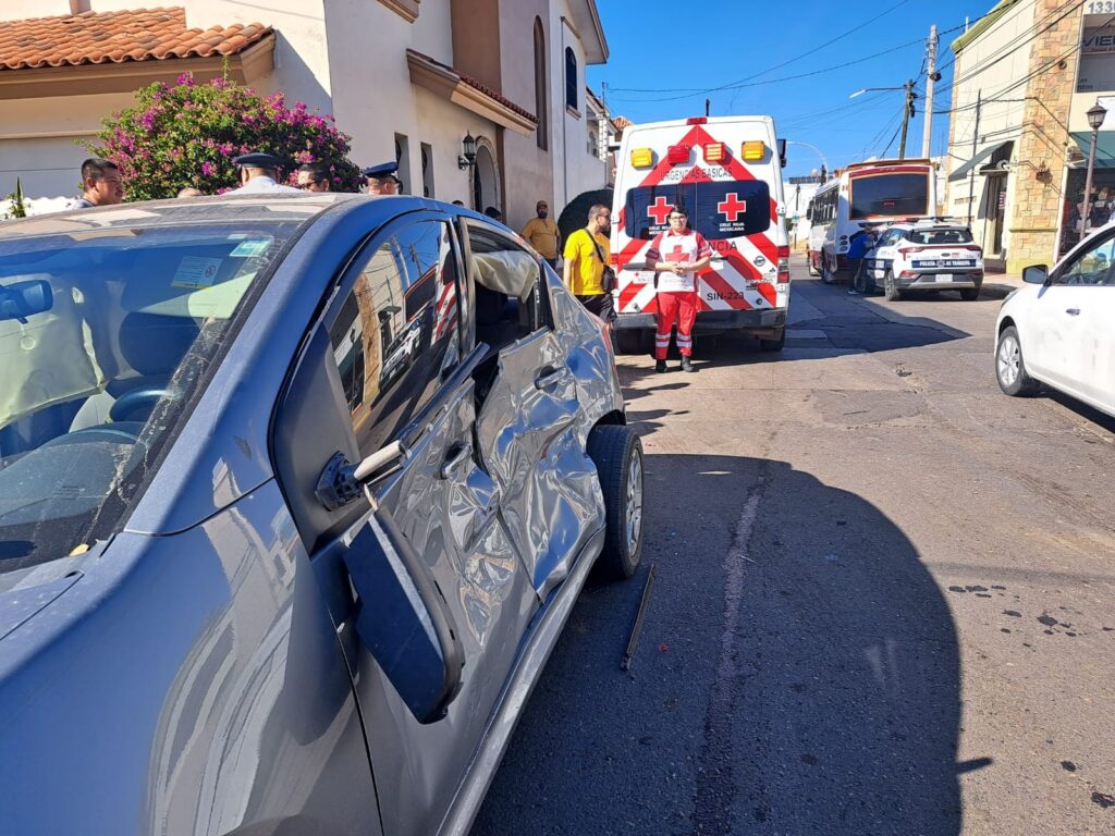 Accidente en el sector norte de Culiacán