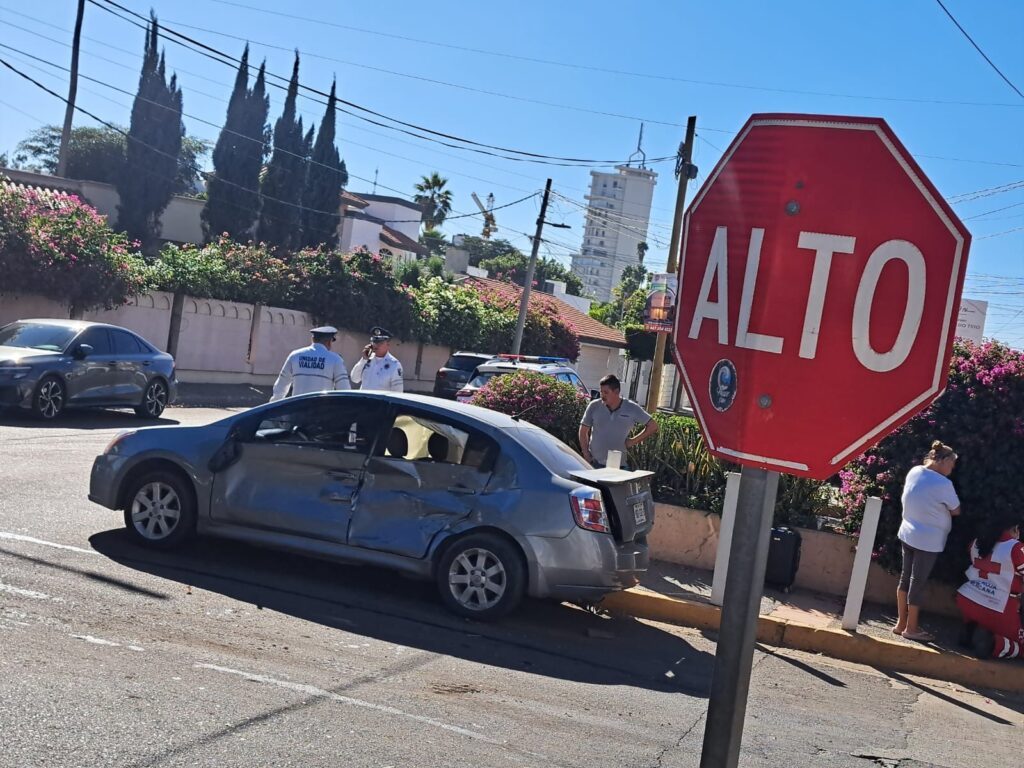 Accidente en el sector norte de Culiacán