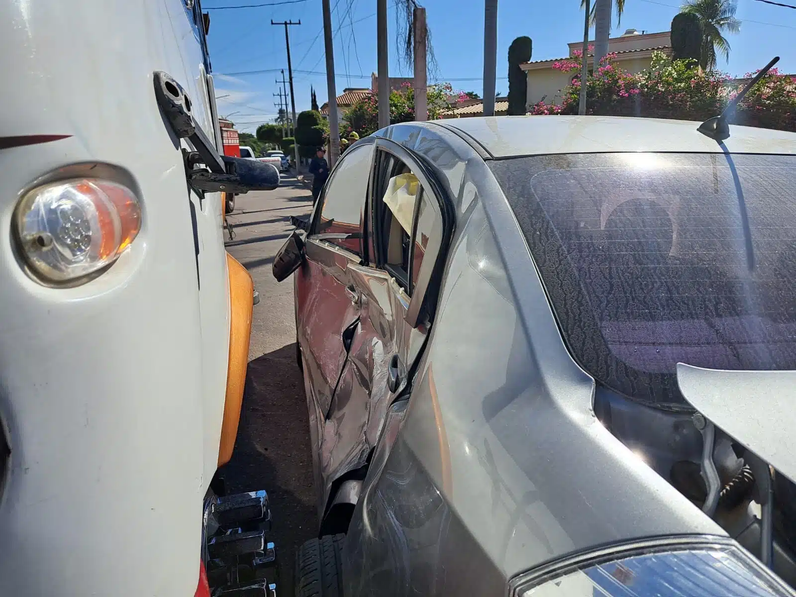 Accidente en el sector norte de Culiacán