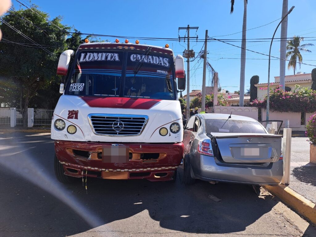 Accidente en el sector norte de Culiacán
