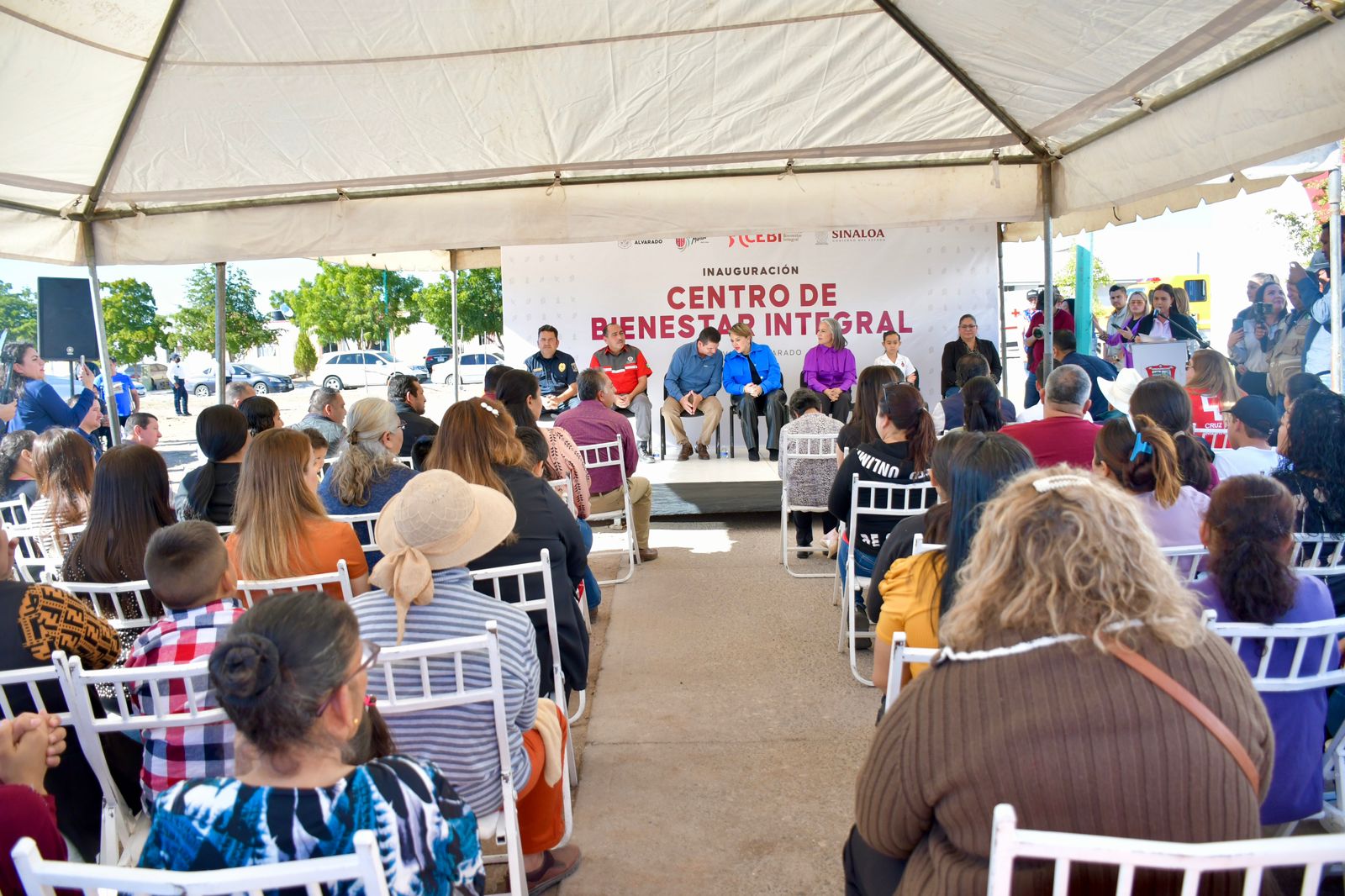 Inauguración y apertura del Centro de Bienestar Integral en el sector de Los Valles en Guamúchil