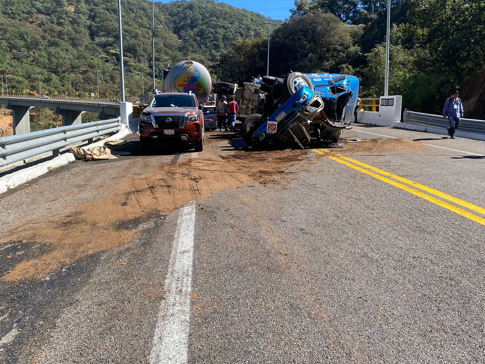 Accidente de tráiler