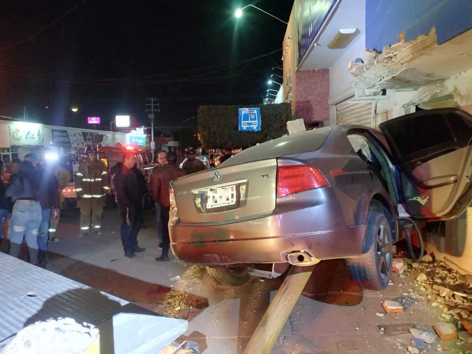 Automóvil tras choque