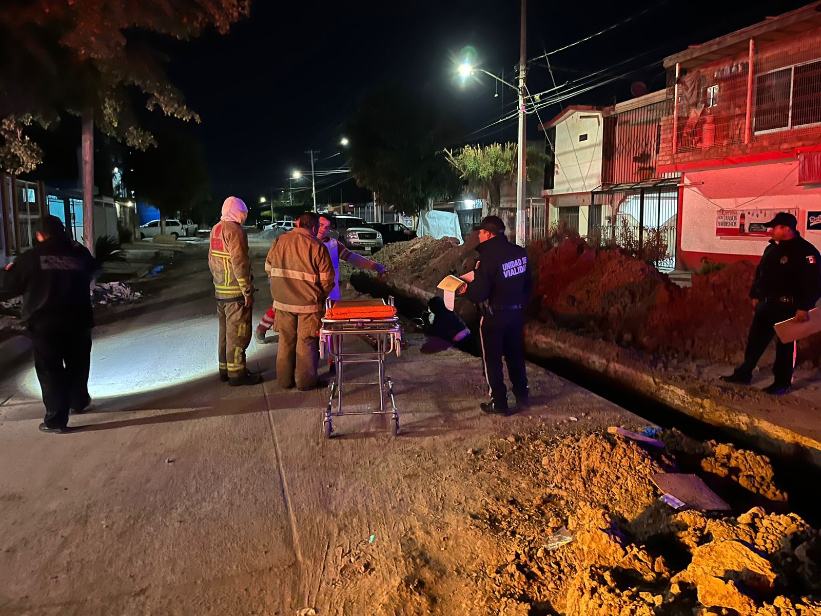 El accidente ocurrió en la colonia Anáhuac de Los Mochis.