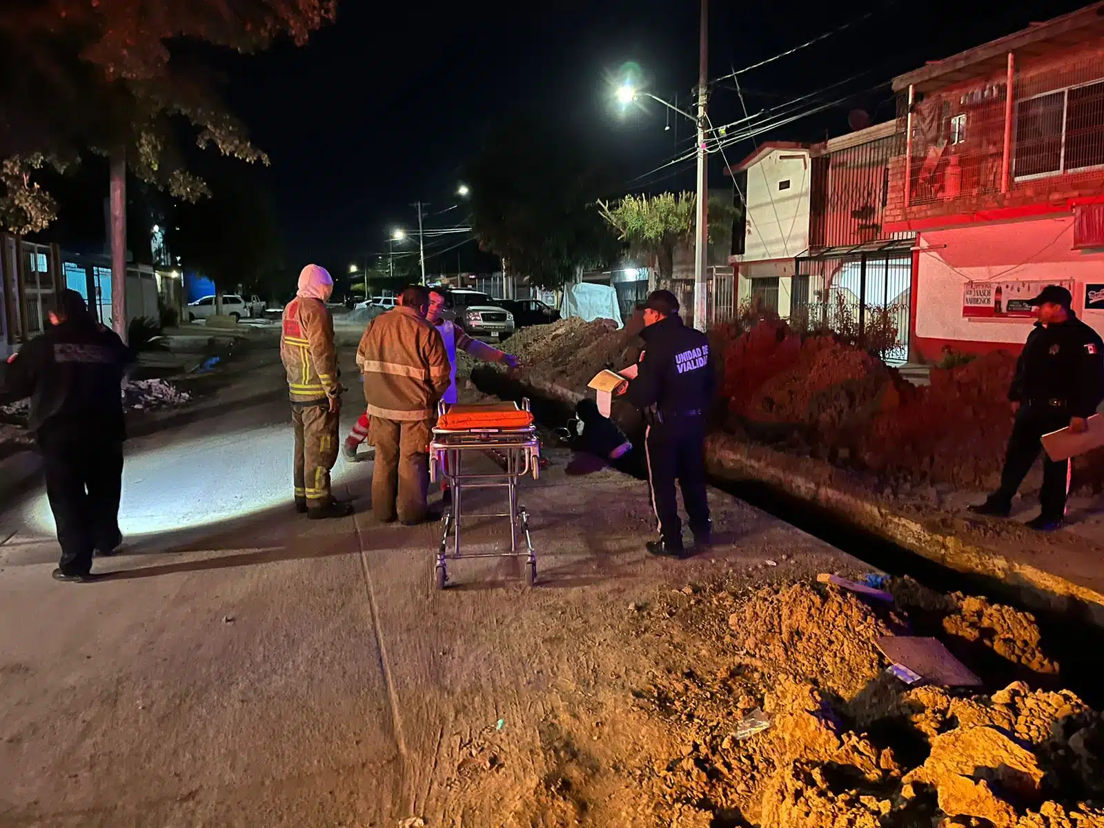 El accidente ocurrió en la colonia Anáhuac de Los Mochis.