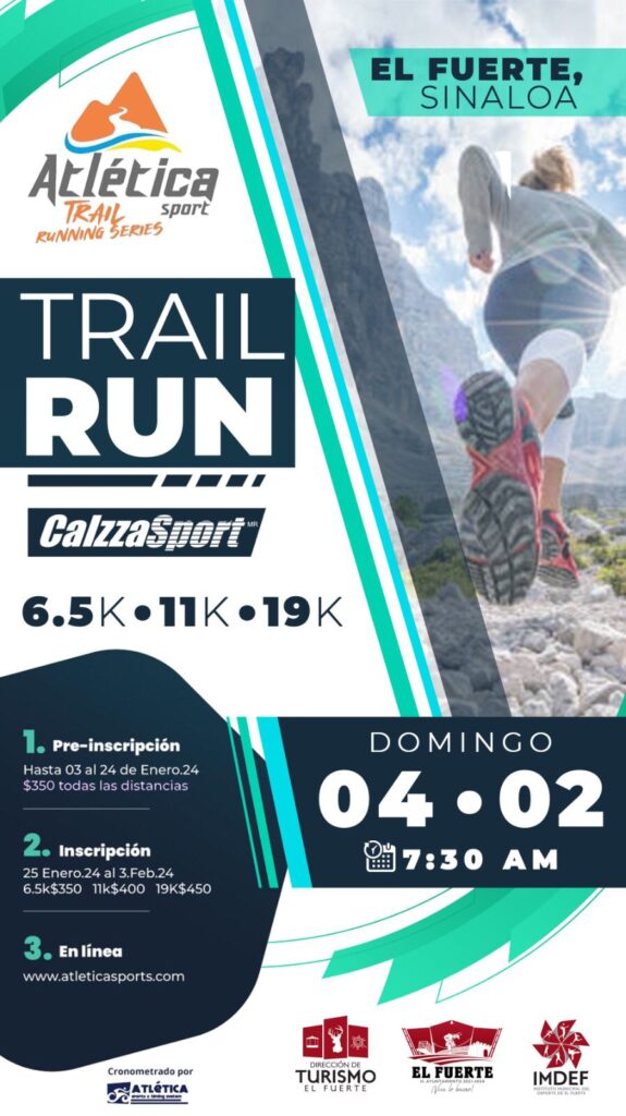 ¡Desafía tus límites! Invitan en El Fuerte a la Carrera Trail Running