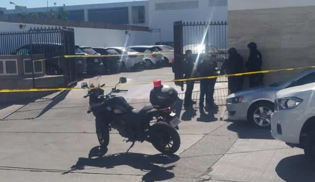 La policía en el sitio del ataque