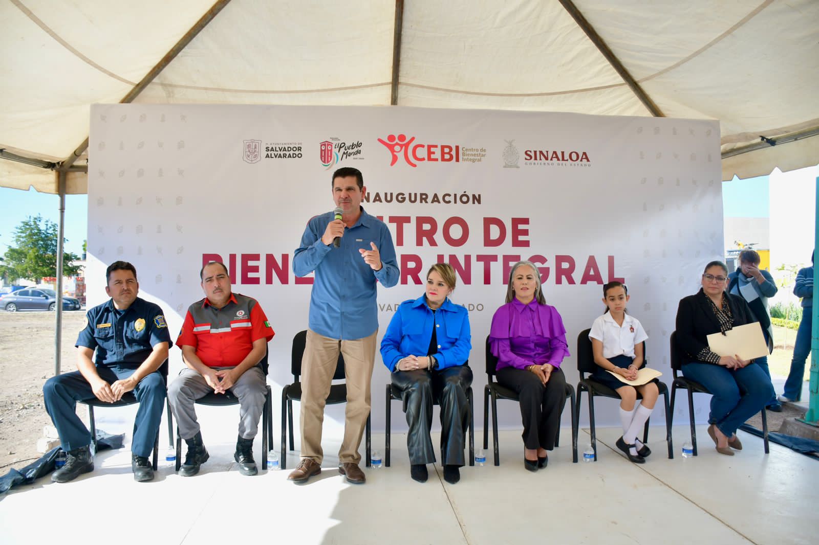 Inauguración y apertura del Centro de Bienestar Integral en el sector de Los Valles en Guamúchil