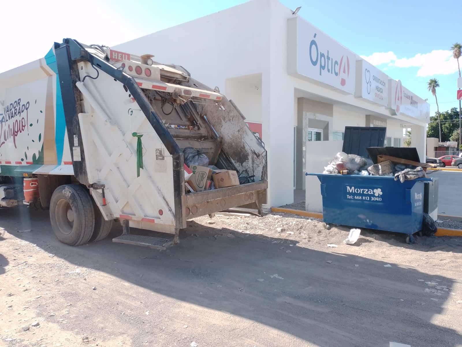 Camión recolector de basura
