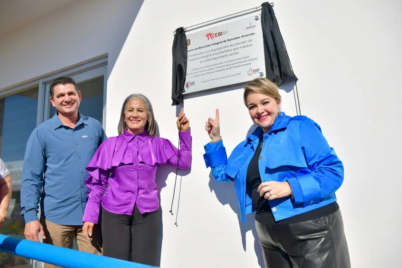 Inauguración y apertura del Centro de Bienestar Integral en el sector de Los Valles en Guamúchil