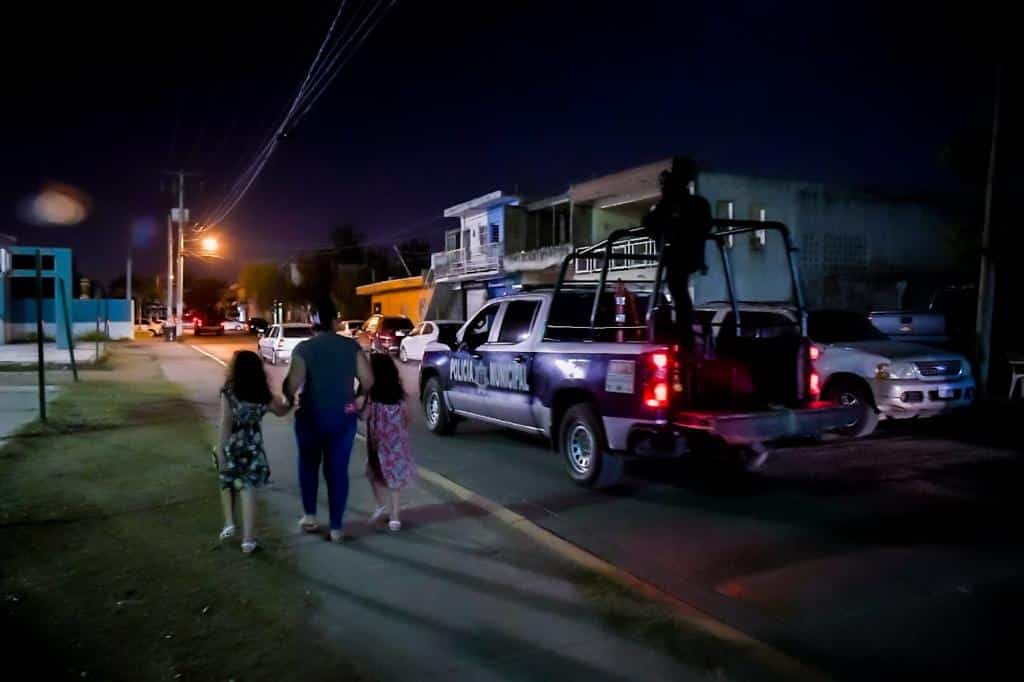 Policía Municipal en el operativo “Guadalupe-Reyes”