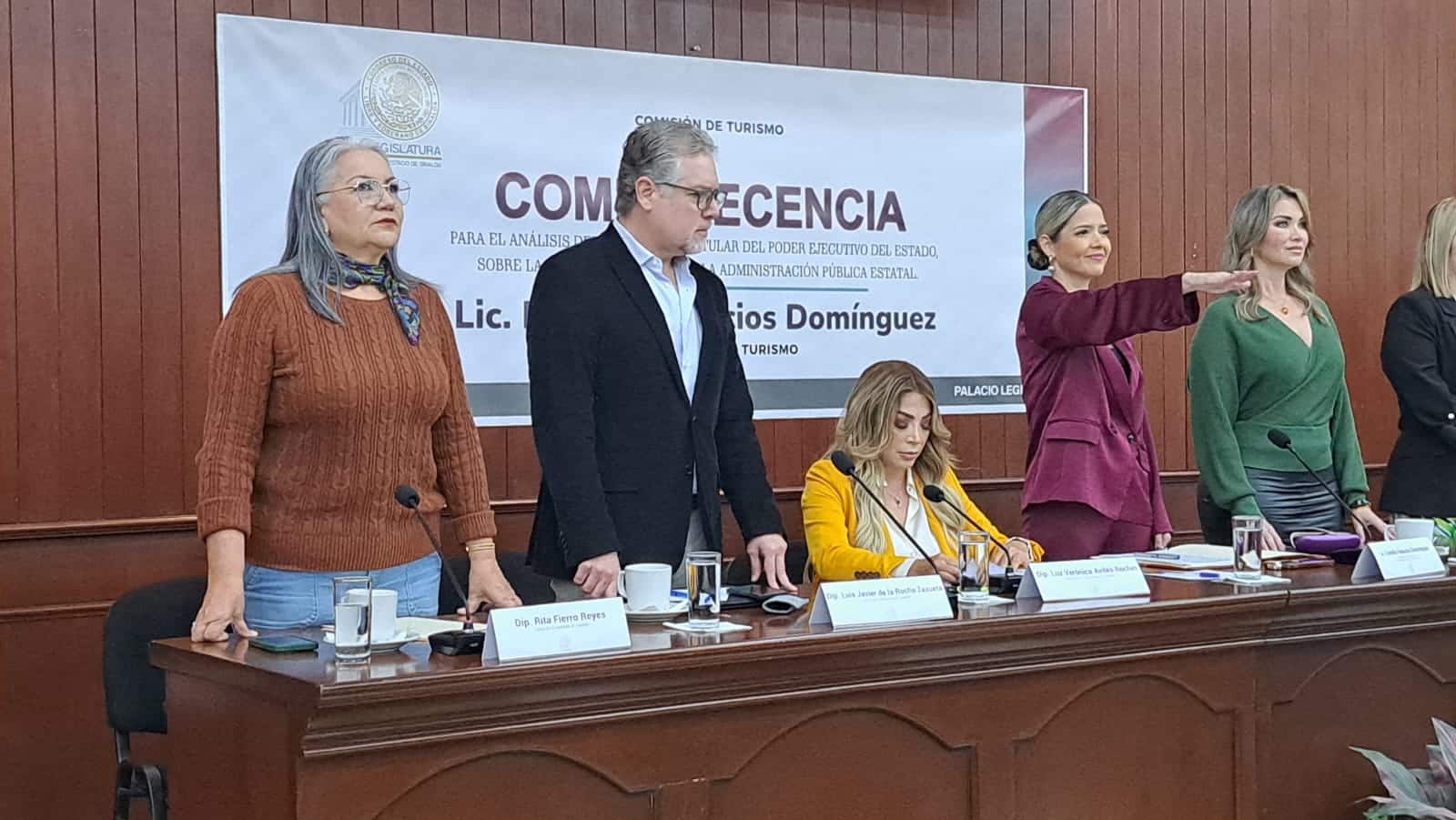 comparecencia de secretaria de Turismo